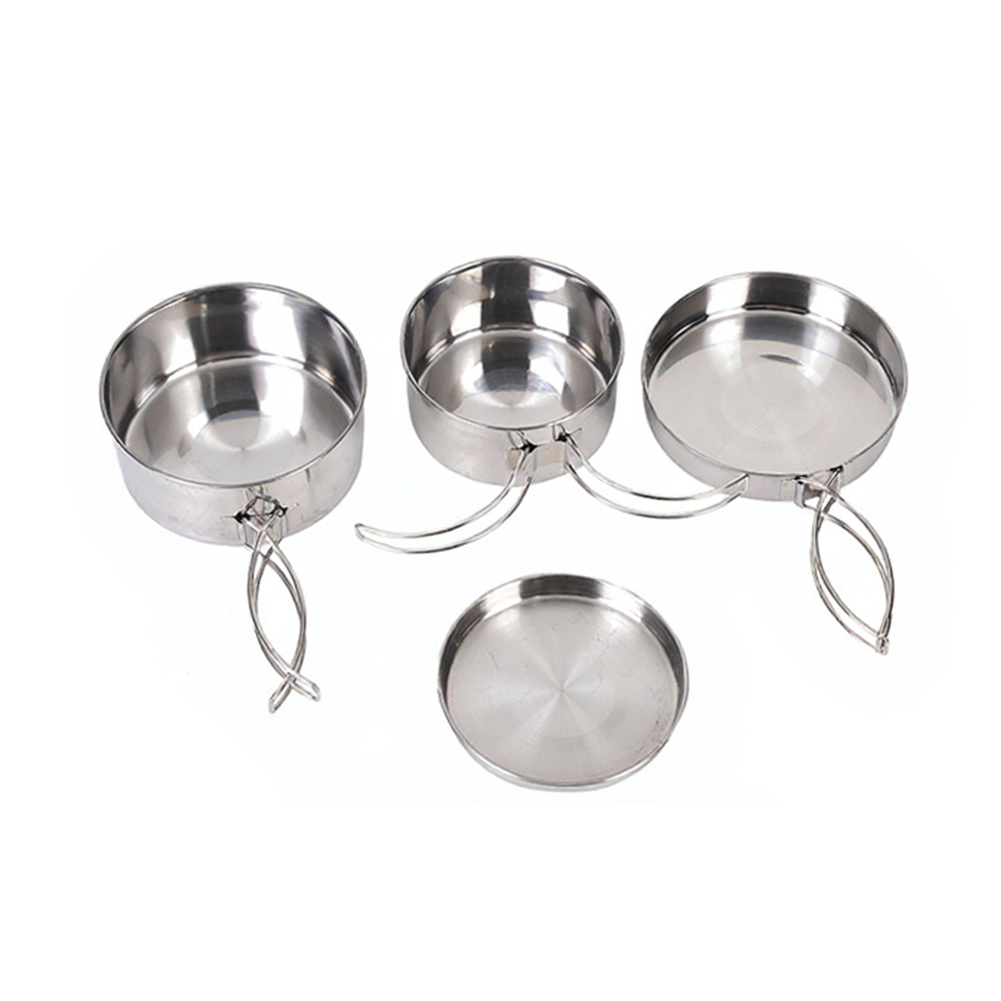 Nesting Camping Cooking Set - Conjunto de Cozinha ao Ar Livre