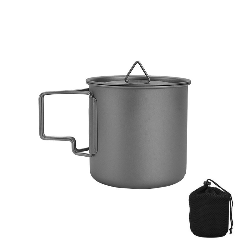 Camping Cooking Gadgets - Caneca de Camping em Titânio com