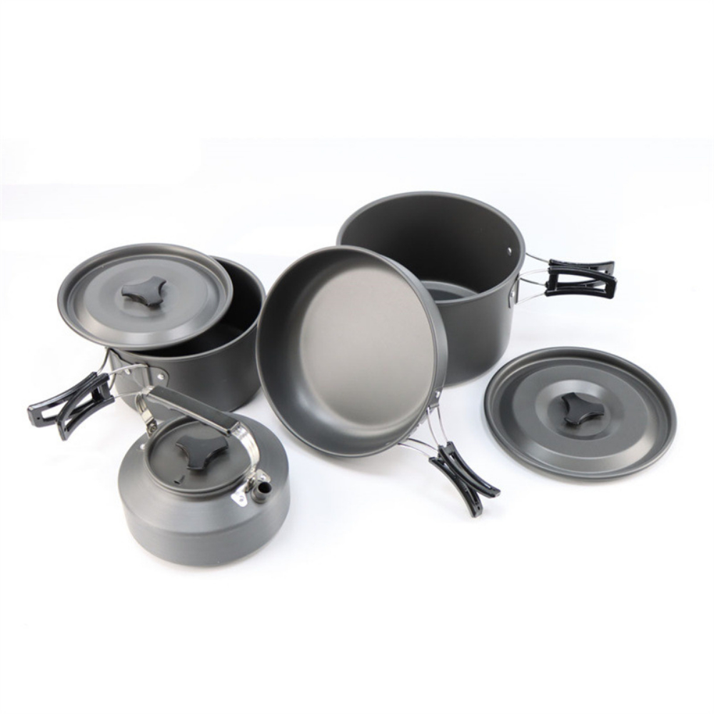 Nesting Camping Cooking Set - Conjunto de Cozinha para Camping ao