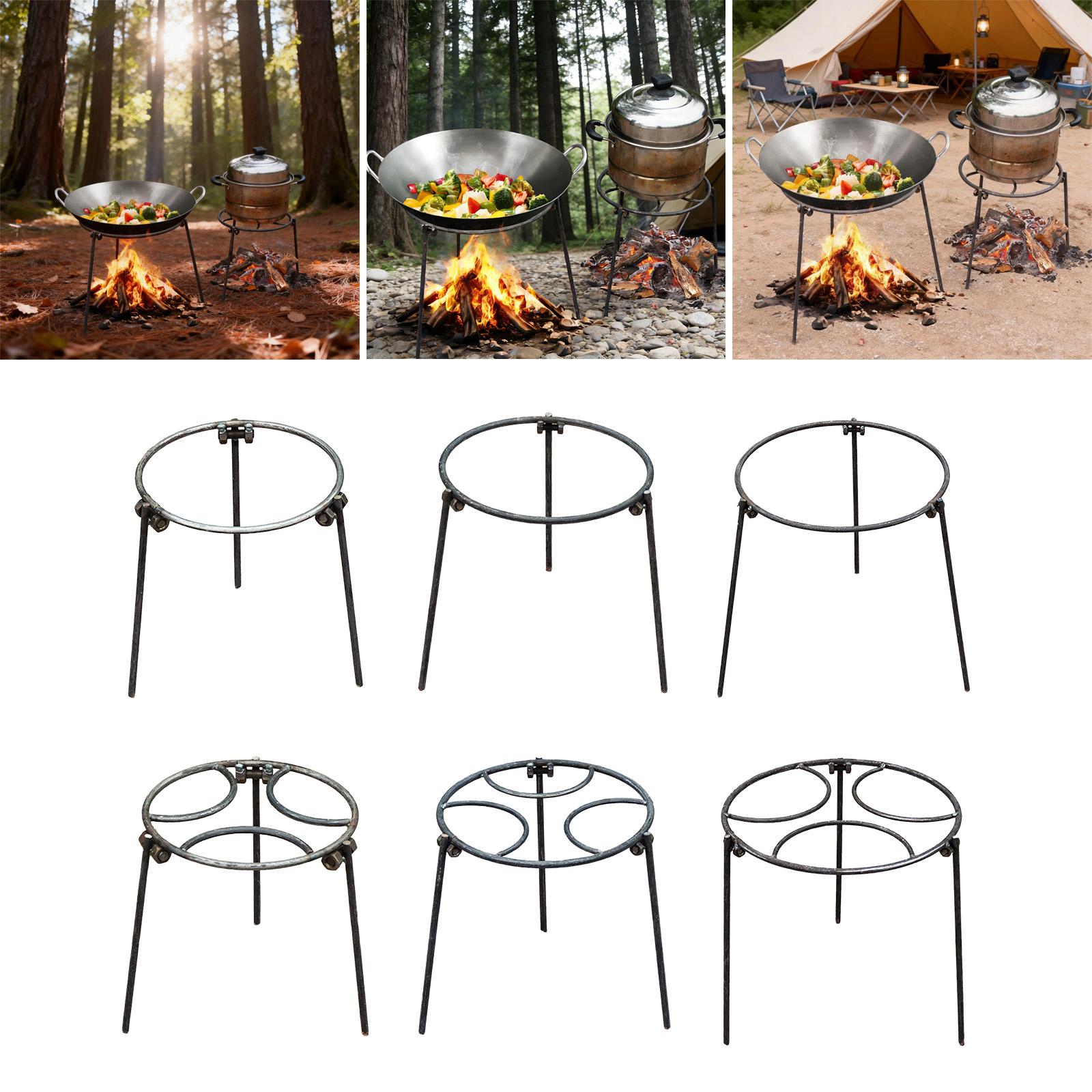 Camping Cooking Tripod - Suporte Tripé para Fogueira, Suporte Multifuncional