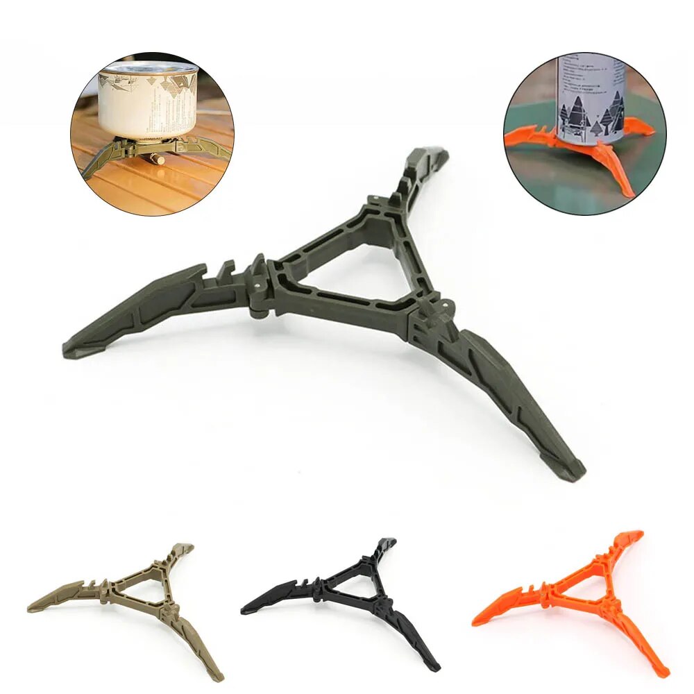 Camping Cooking Tripod - Suporte de tanque de gás dobrável,