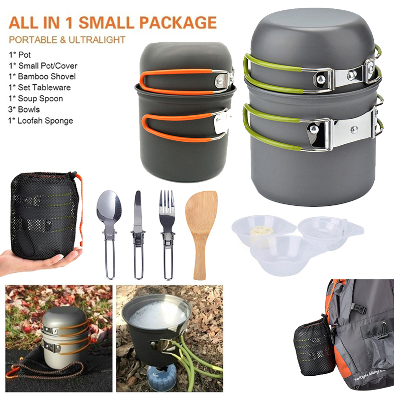 Camping Cooking Knife Set - Novo pote de acampamento portátil conjunto
