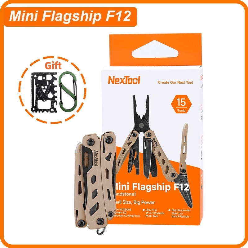 Camping Cooking Knife Set - Alicate Multiferramenta NexTool Mini Flagship F12