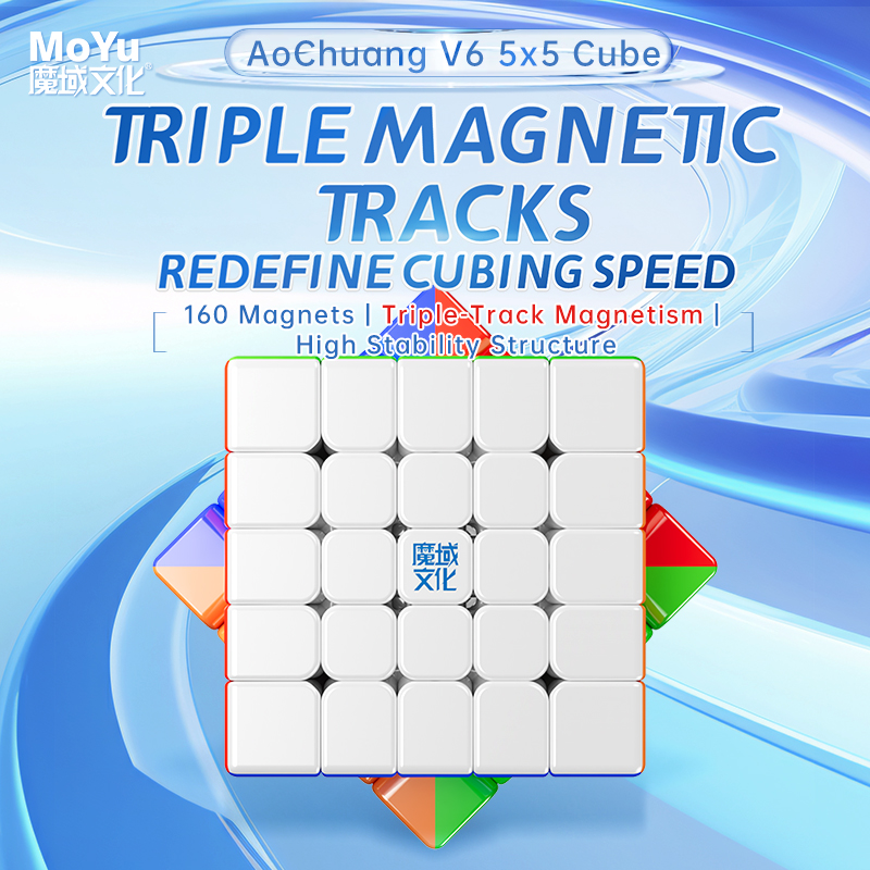 Fire Starter Cube - Moyu aochuang v6 magnético 5x5x5 cubo