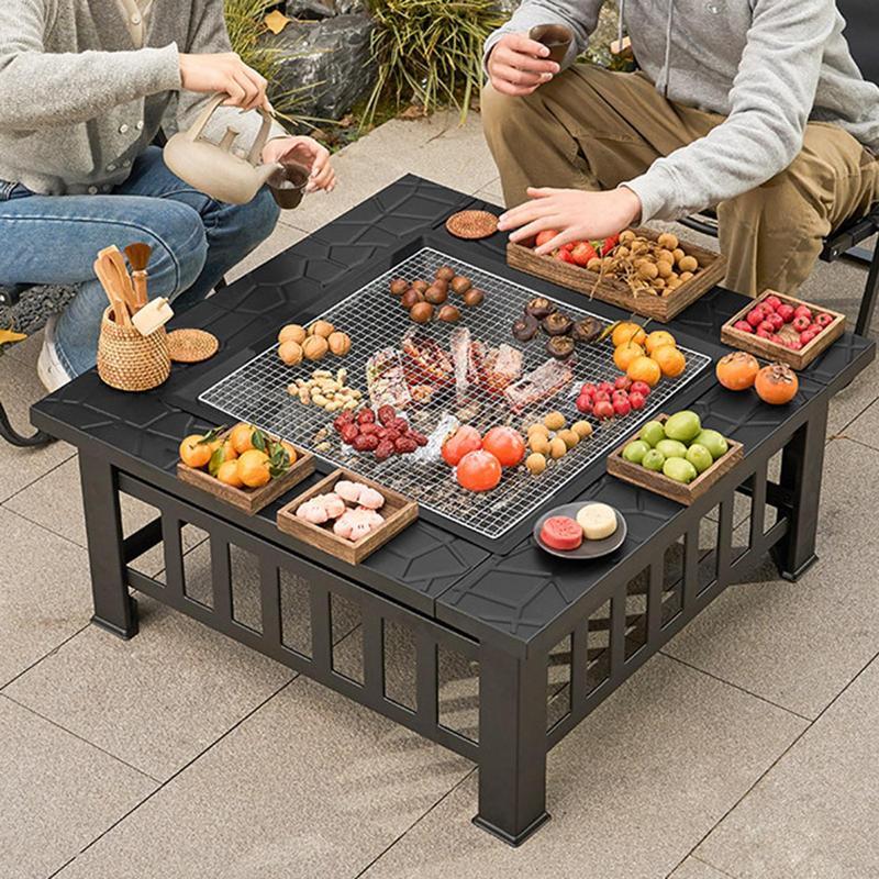 Camping Cooking Wood Stove - Fogão de lenha para acampamento, poços