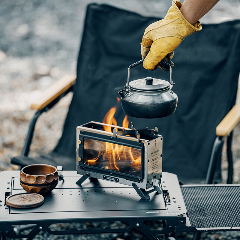 Camping Cooking Wood Stove - Fogão a Lenha Portátil Goout Springhill,