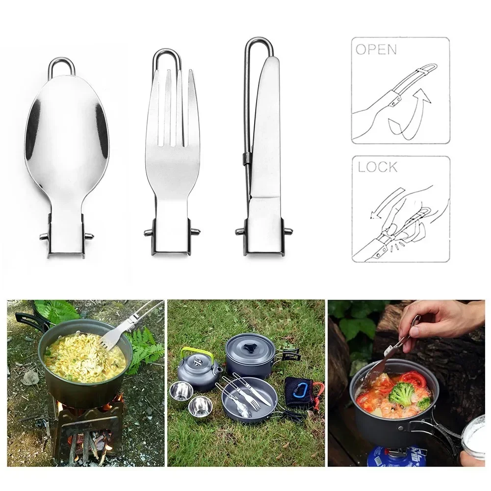 Camping Cooking Knife Set - 1 conjunto de acampamento ao ar