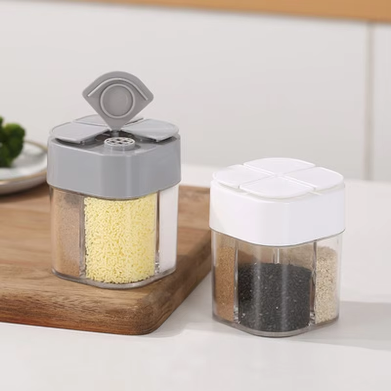 Camping Cooking Box - Dispensador de plástico 4 em 1