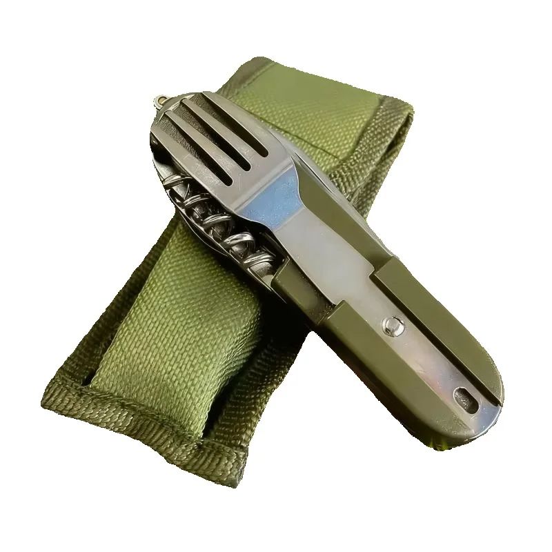 Camping Cooking Knife Set - Conjunto de talheres de acampamento 7