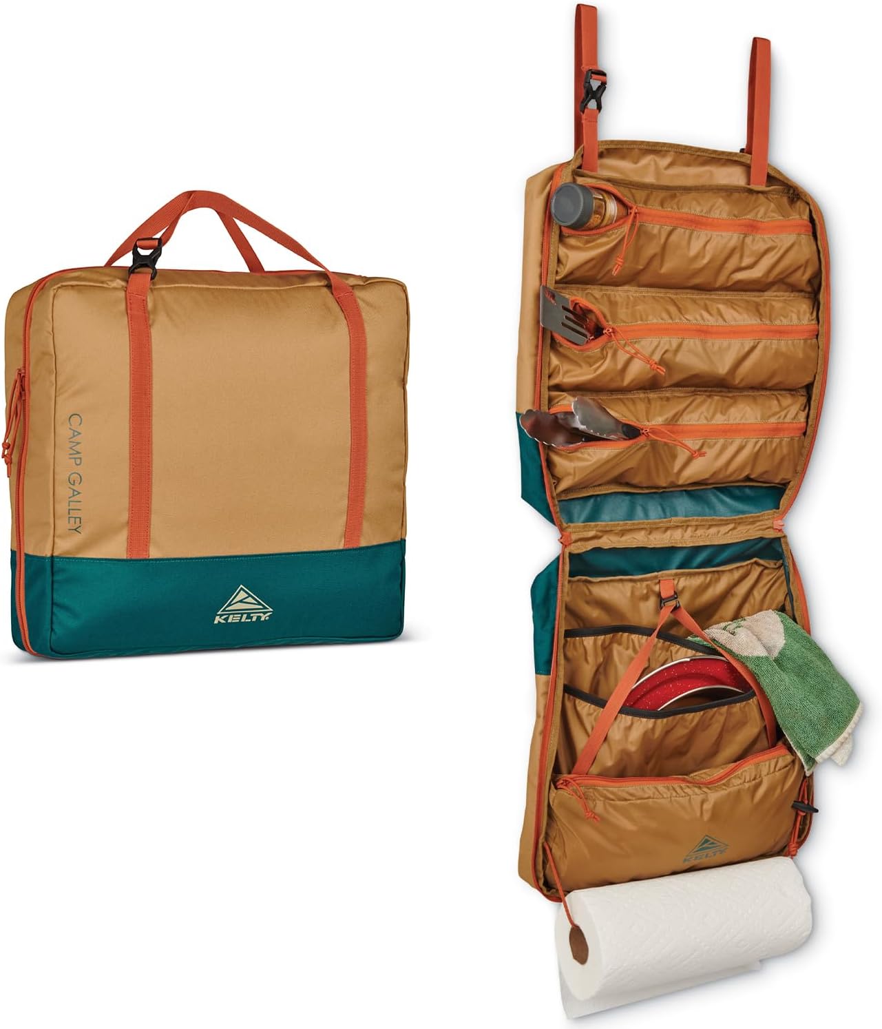 Camping Cooking Essentials Kit - Organizador Essencial para Cozinha ao Ar