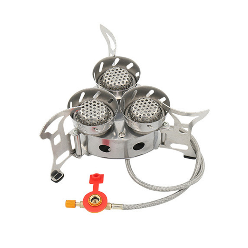 Camping Cooking Gas Stove Portable Tool - 11000W de alta potência à prova