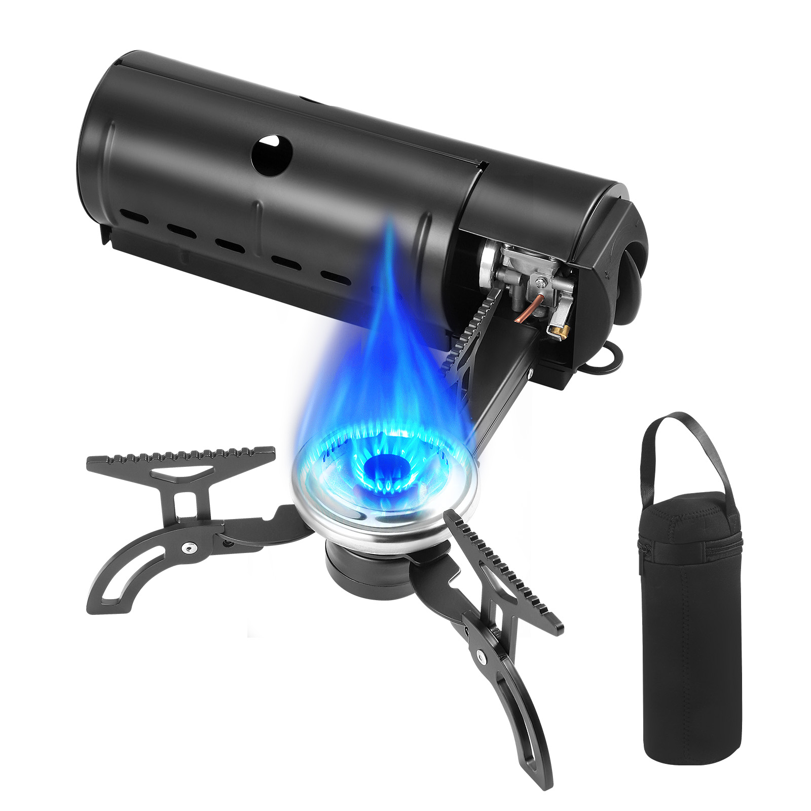 Camping Cooking Gas Stove Portable Tool - Fogão dobrável portátil de 2800W, fogão