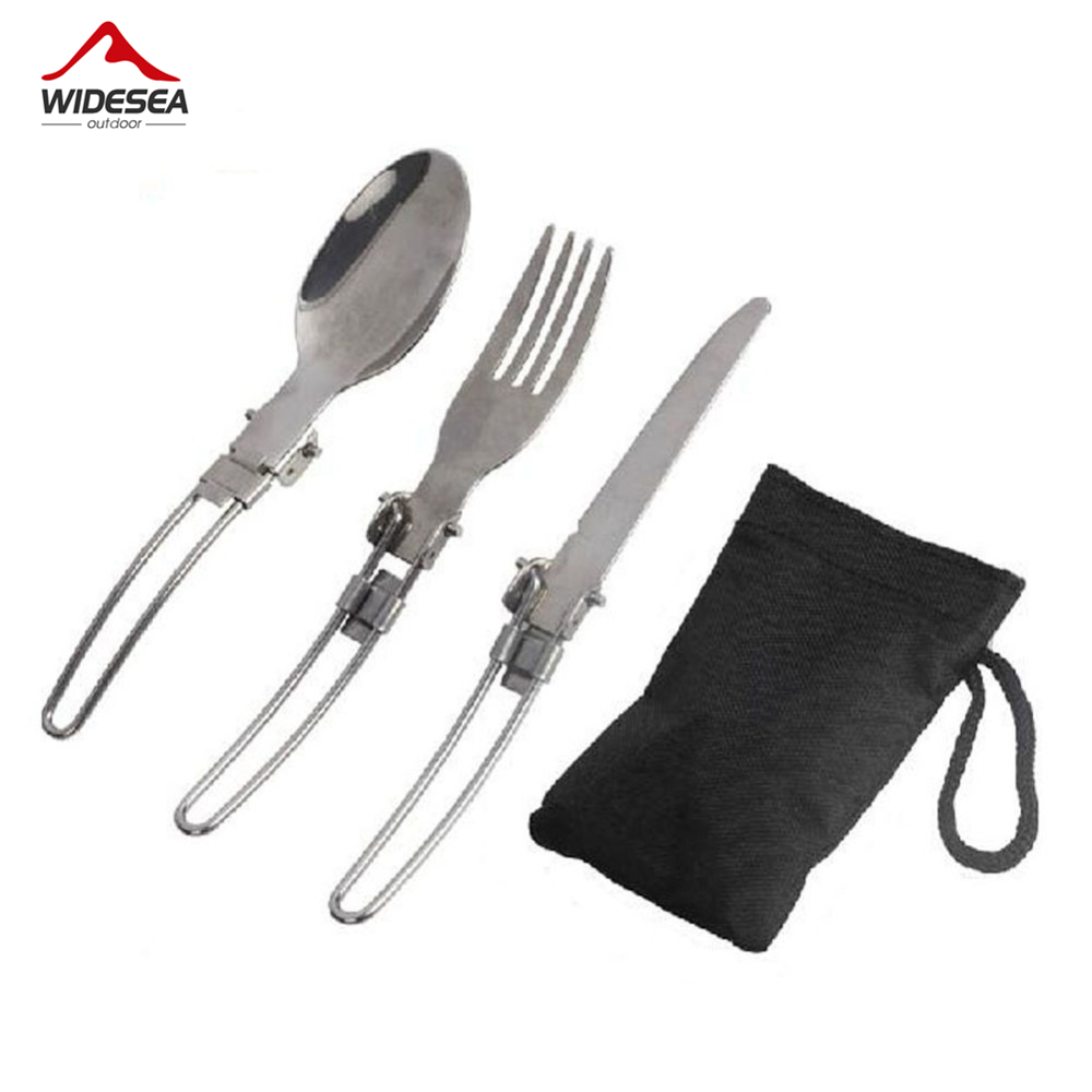 Camping Cooking Knife Set - 3 pçs 1 conjunto portátil acampamento