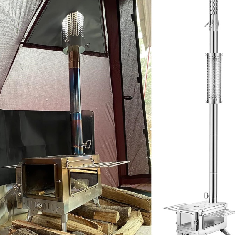 Tubo de fogão de acampamento,  - Camping Cooking Wood Stove avaliação e preço