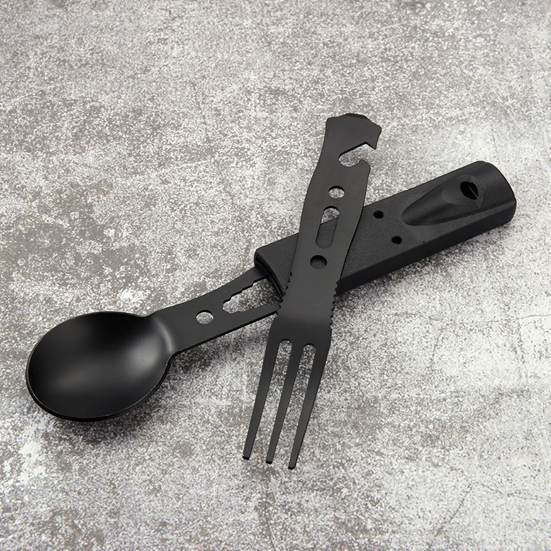 Conjunto de Talheres de Campin - Camping Cooking Knife Set avaliação e preço