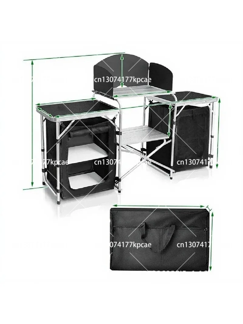 Mesa de Camping Dobrável de Al - Camping Cooking Table With Storage avaliação e preço