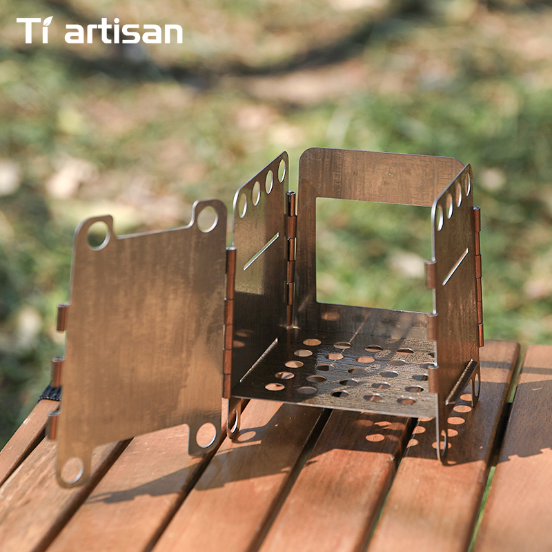 Fogão de Camping em Aço Inoxid - Camping Cooking Wood Stove avaliação e preço