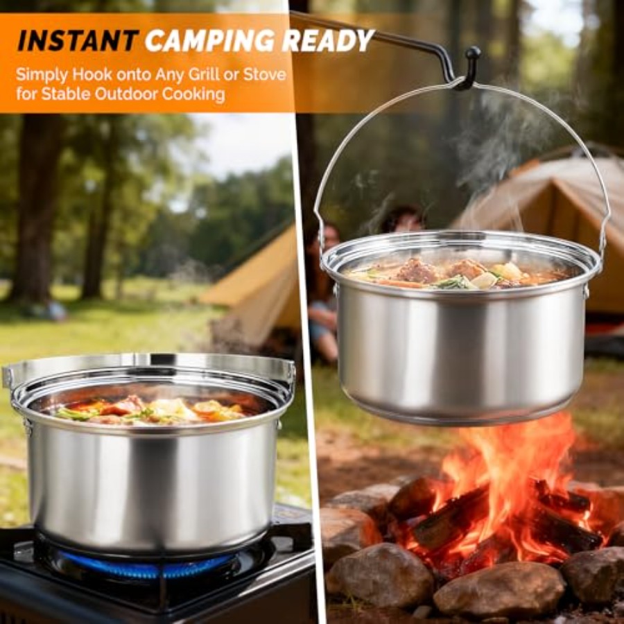 Conjunto de Utensílios de Cozi - Nesting Camping Cooking Set avaliação e preço