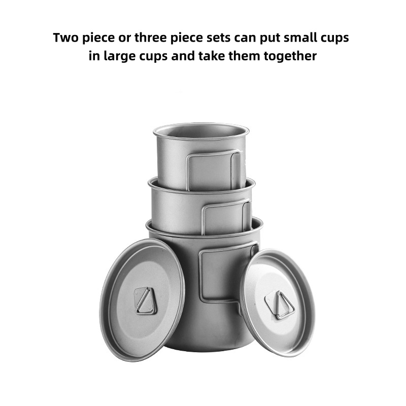 Caneca de Camping em Titânio c - Camping Cooking Gadgets avaliação e preço
