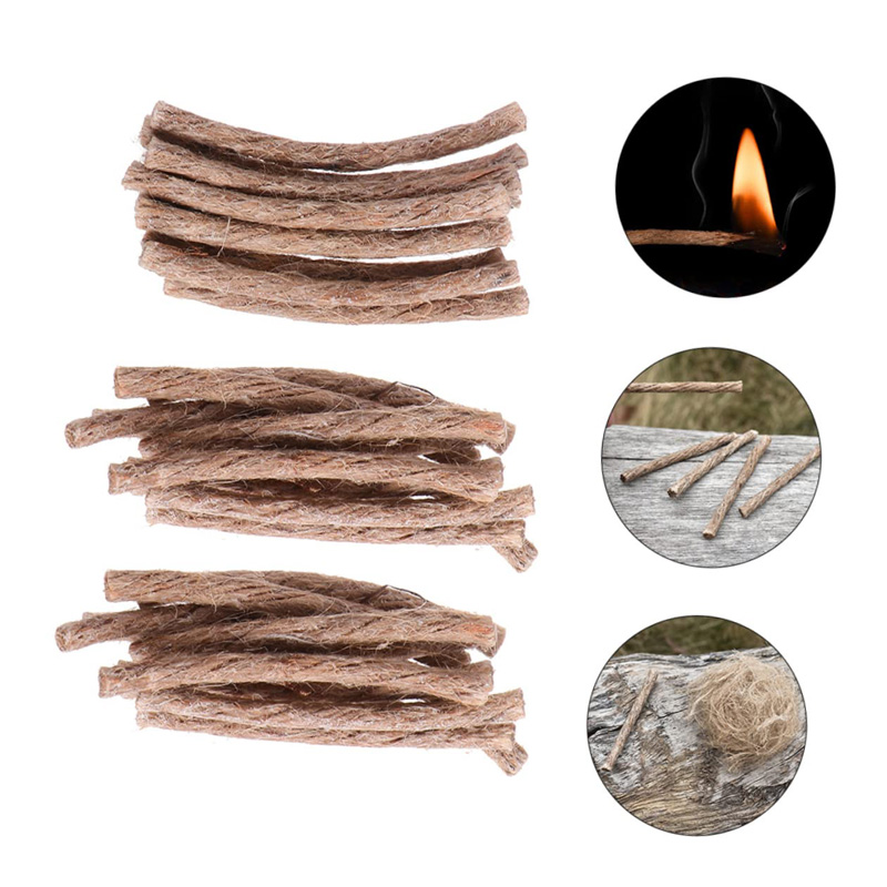12/24 pçs sobrevivência pavio  - Camping Cooking Wood Stove avaliação e preço