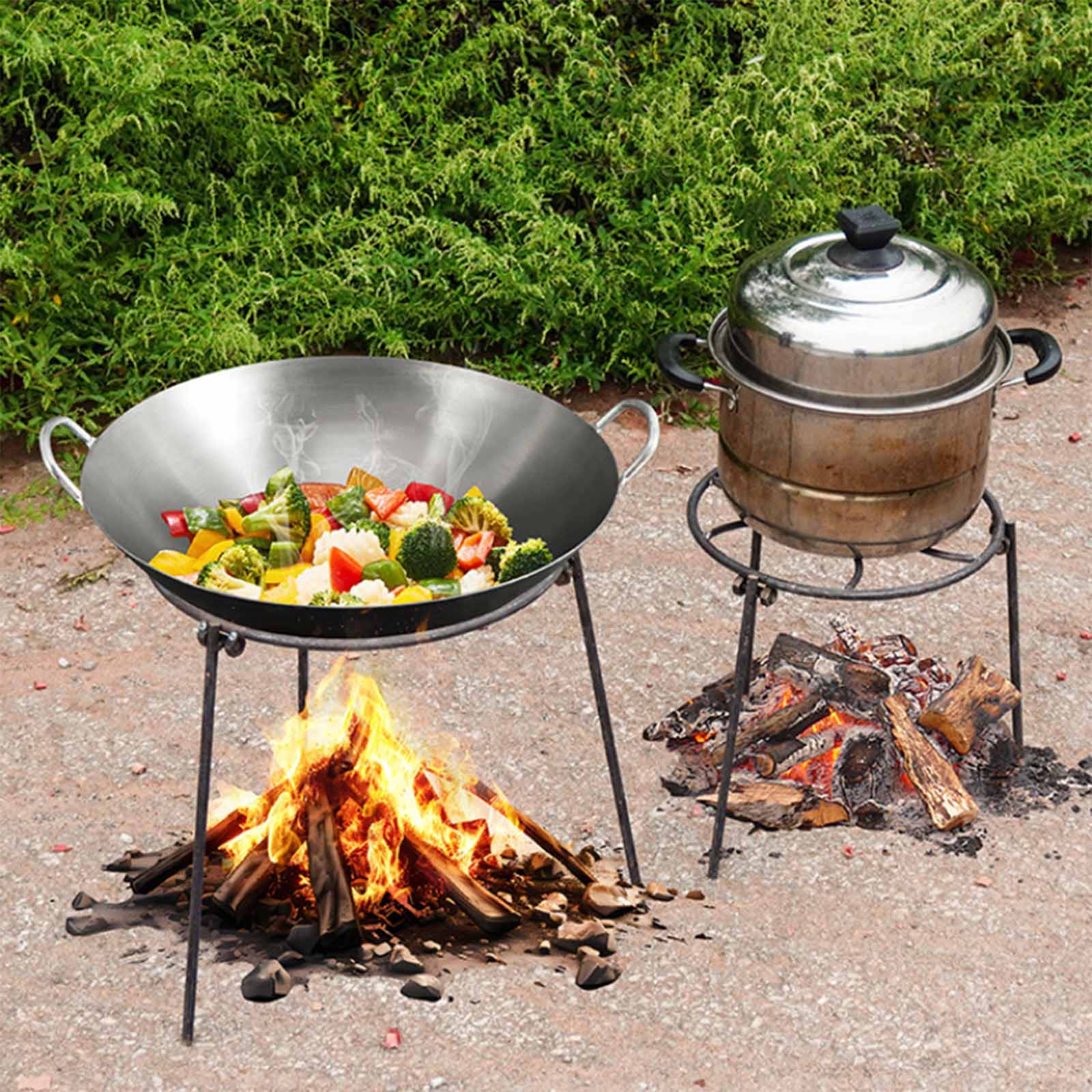 Suporte de Churrasqueira Portá - Camping Cooking Pot Tripod avaliação e preço