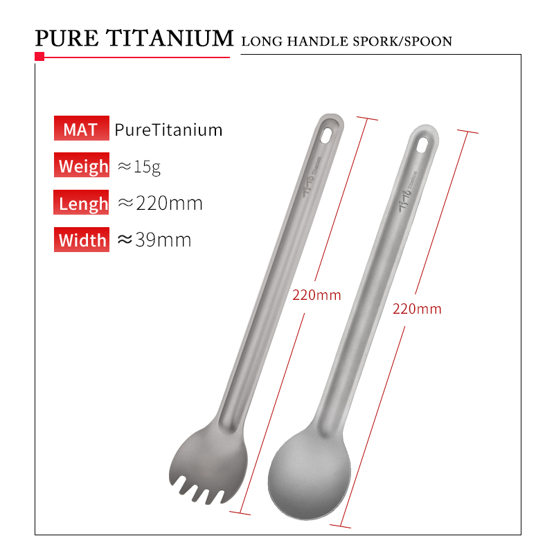 TiTo Colher Spork de titânio c - Camping Cooking Gadgets avaliação e preço