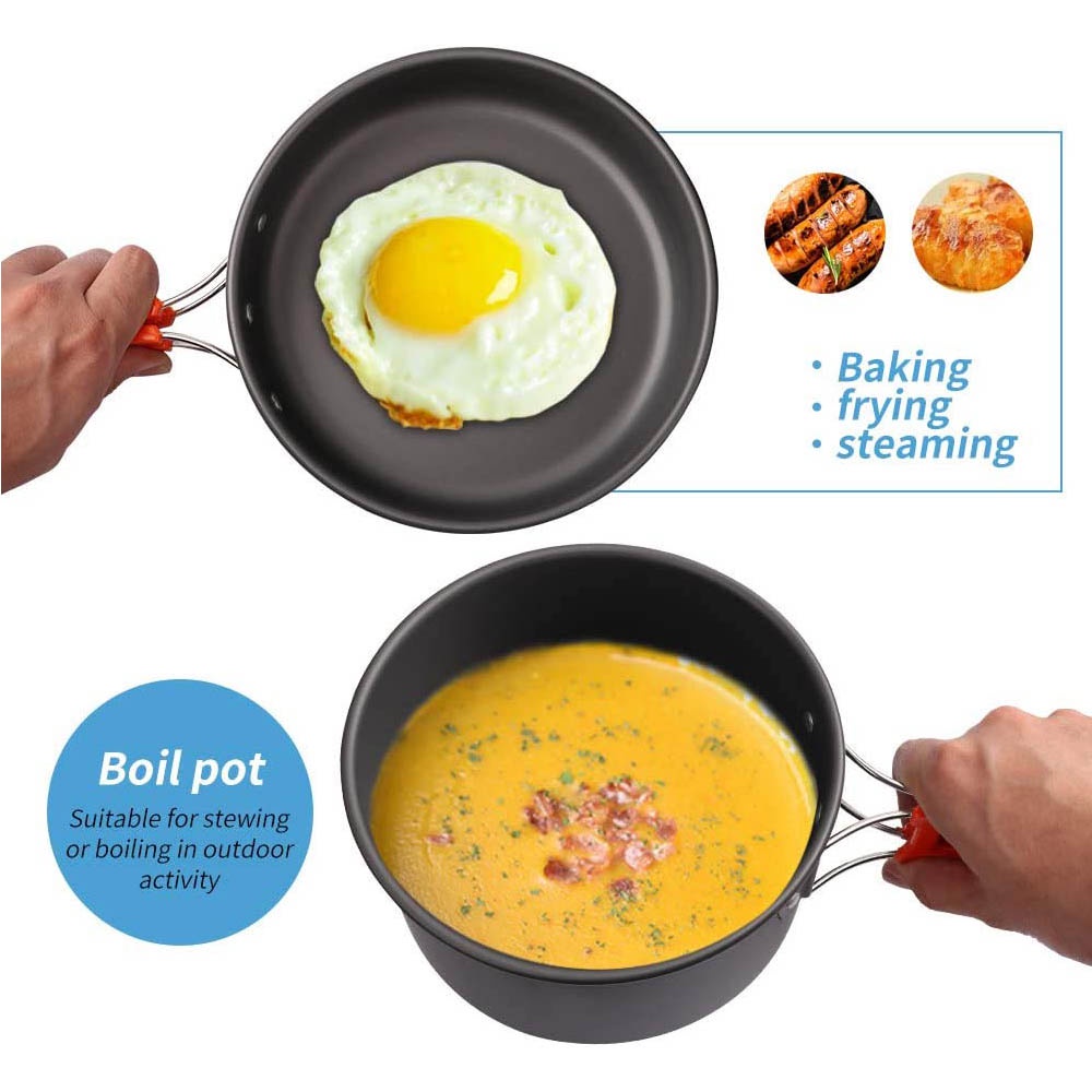 Conjunto de Cozinha para Campi - Nesting Camping Cooking Set avaliação e preço