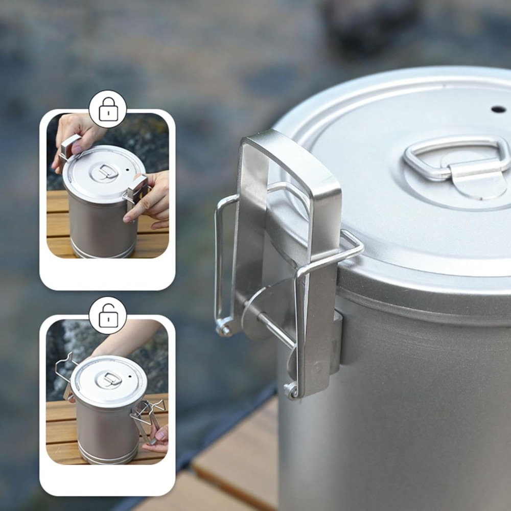 Conjunto de Panelas Empilhávei - Nesting Camping Cooking Set avaliação e preço