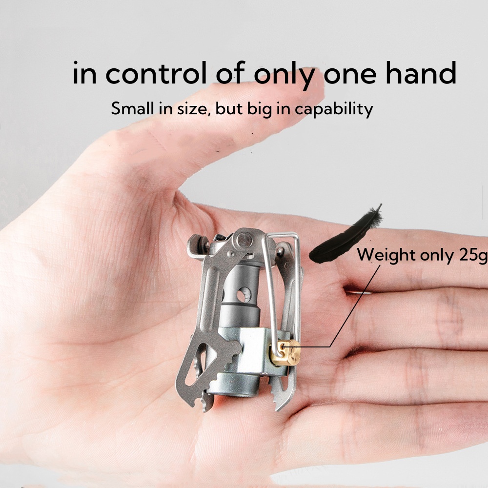 Fogareiro de Liga para Camping - Camping Cooking Gas Stove Portable Tool avaliação e preço