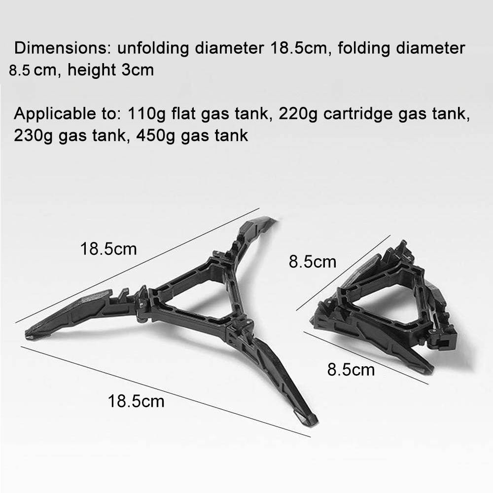 Suporte de tanque de gás dobrá - Camping Cooking Tripod avaliação e preço