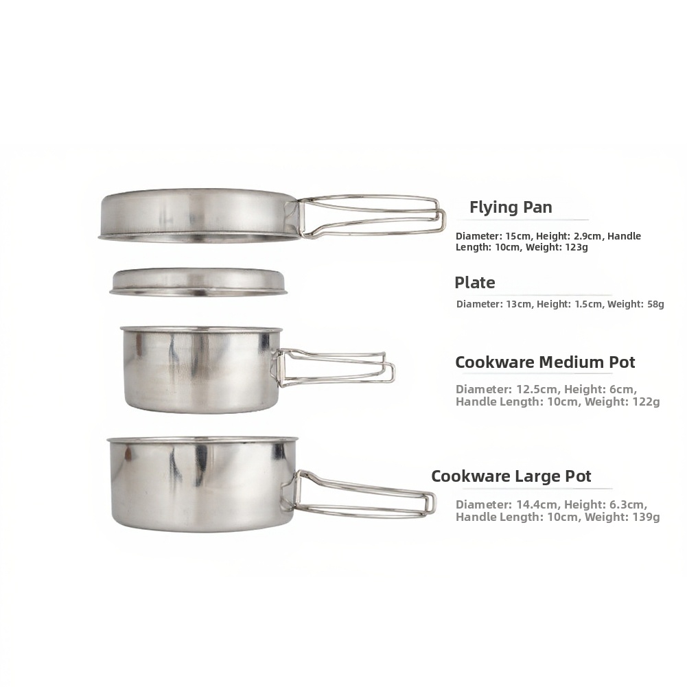 Conjunto de Cozinha para Exter - Nesting Camping Cooking Set avaliação e preço