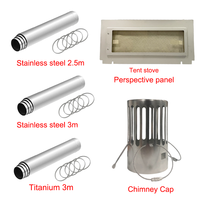 Tampa de Chaminé para Fogão a  - Camping Cooking Wood Stove avaliação e preço