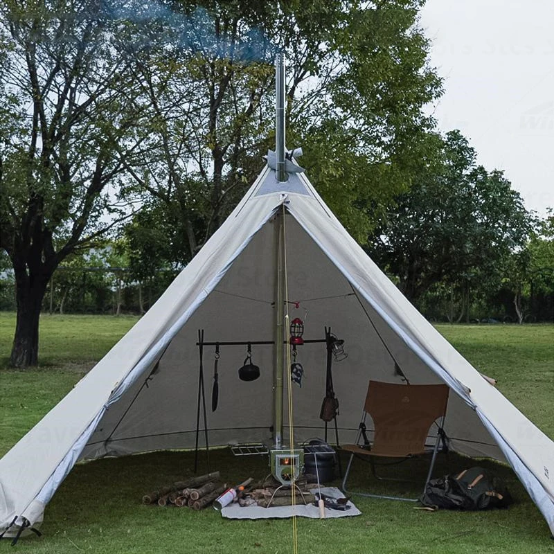 Tampa de Chaminé para Fogão a  - Camping Cooking Wood Stove avaliação e preço