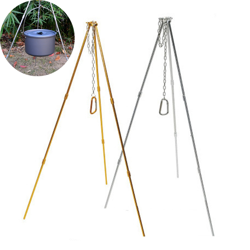 Tripé para acampamento ao ar l - Camping Cooking Pot Tripod avaliação e preço