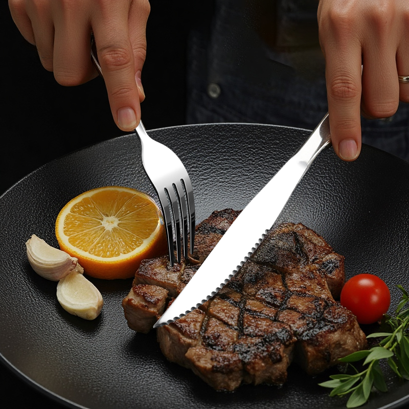 Conjunto de talheres de viagem - Camping Cooking Knife Set avaliação e preço