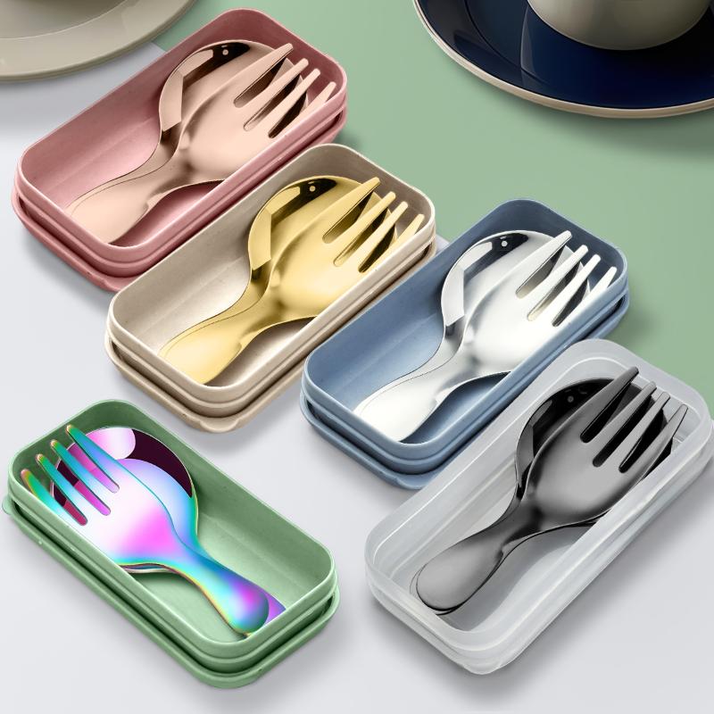 Conjunto de talheres de aço in - Camping Cooking Box avaliação e preço