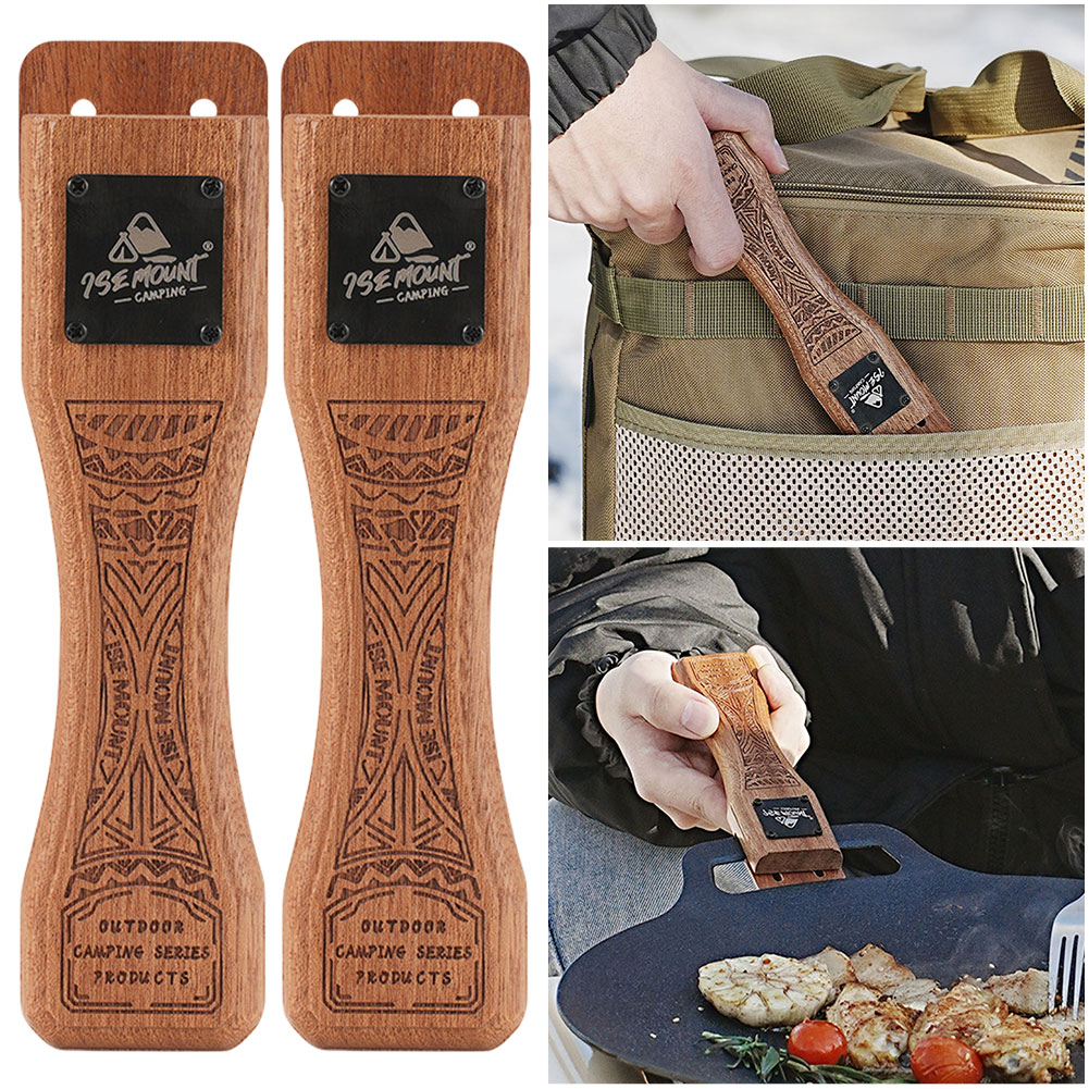 Chapa de Churrasco de Madeira  - Camping Cooking Gadgets avaliação e preço