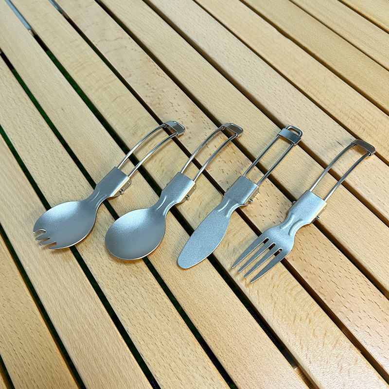 Conjunto de colher e garfo dob - Camping Cooking Knife Set avaliação e preço