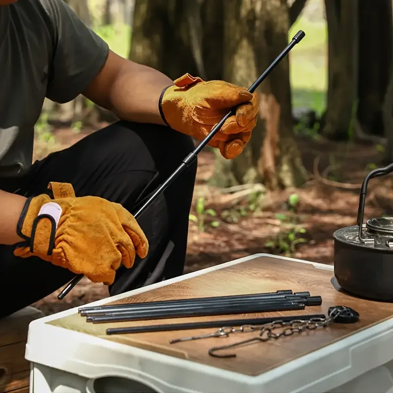 Suporte Tripé Grande para Fogu - Camping Cooking Pot Tripod avaliação e preço