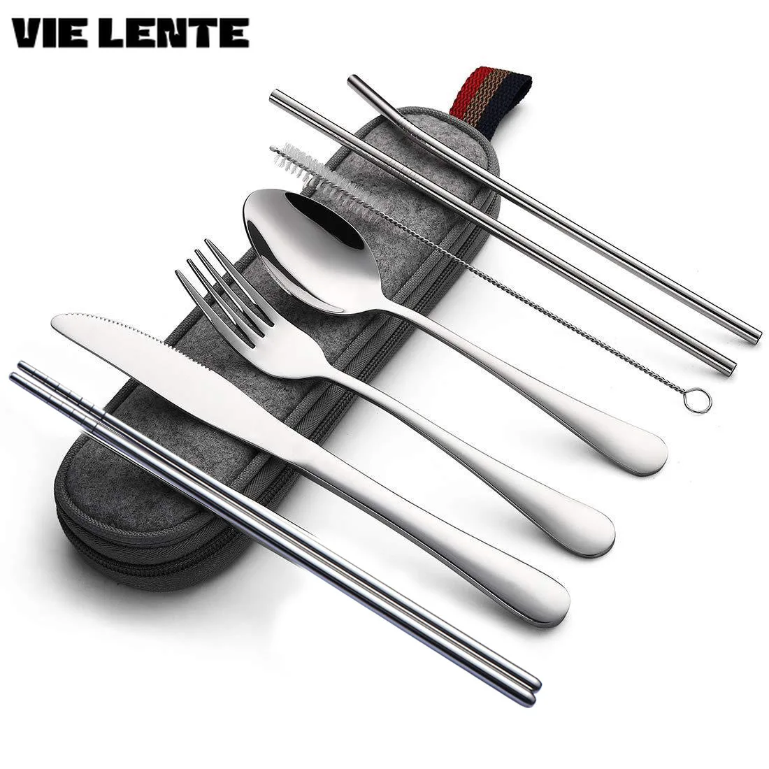 8 pçs/set utensílios de mesa r - Camping Cooking Knife Set avaliação e preço