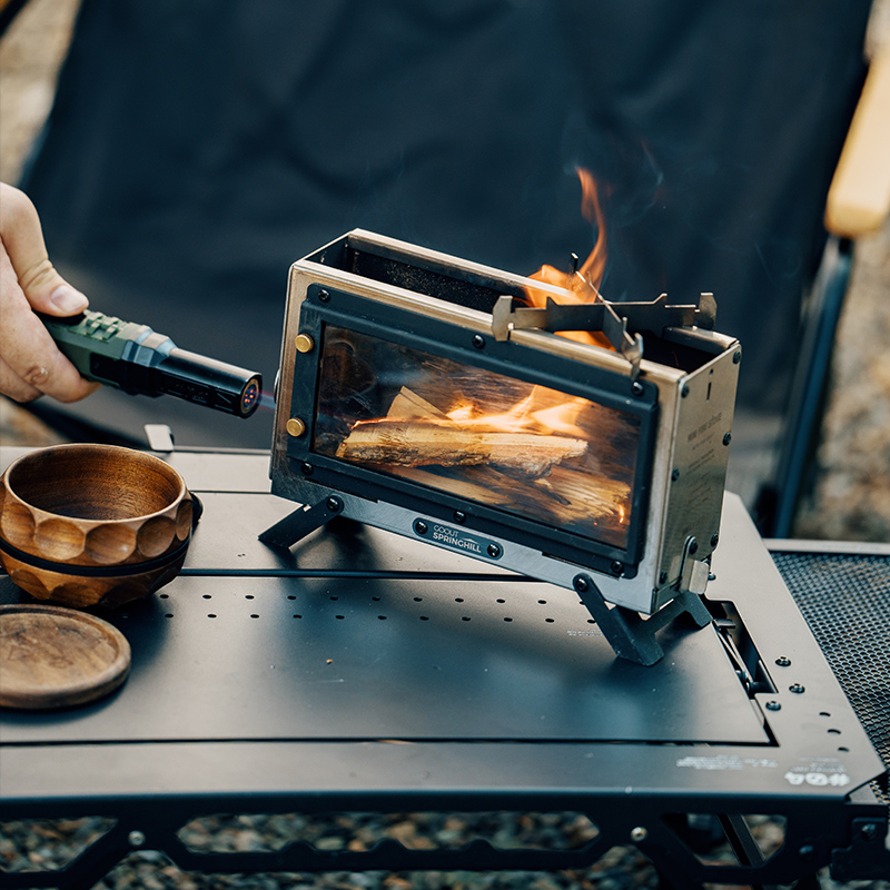 Fogão a Lenha Portátil Goout S - Camping Cooking Wood Stove avaliação e preço