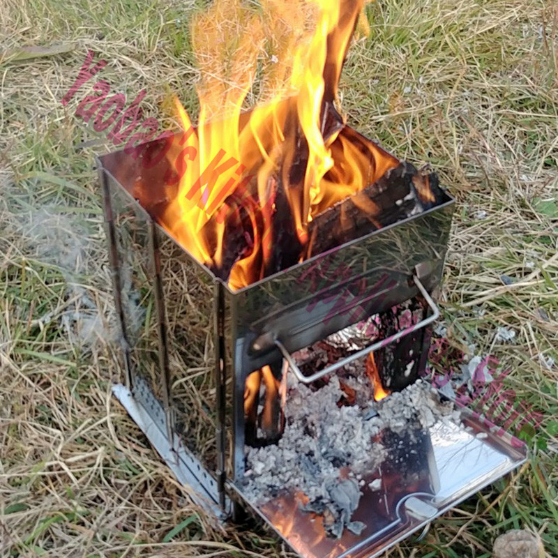 Fogão a Lenha Portátil Desmont - Camping Cooking Wood Stove avaliação e preço