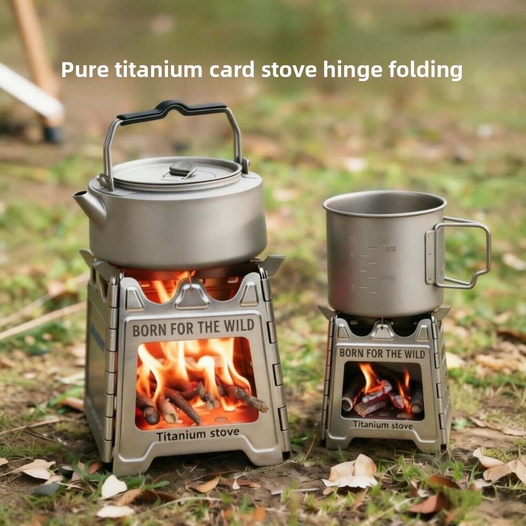 Fogão a Lenha Compacto e Dobrá - Camping Cooking Wood Stove avaliação e preço
