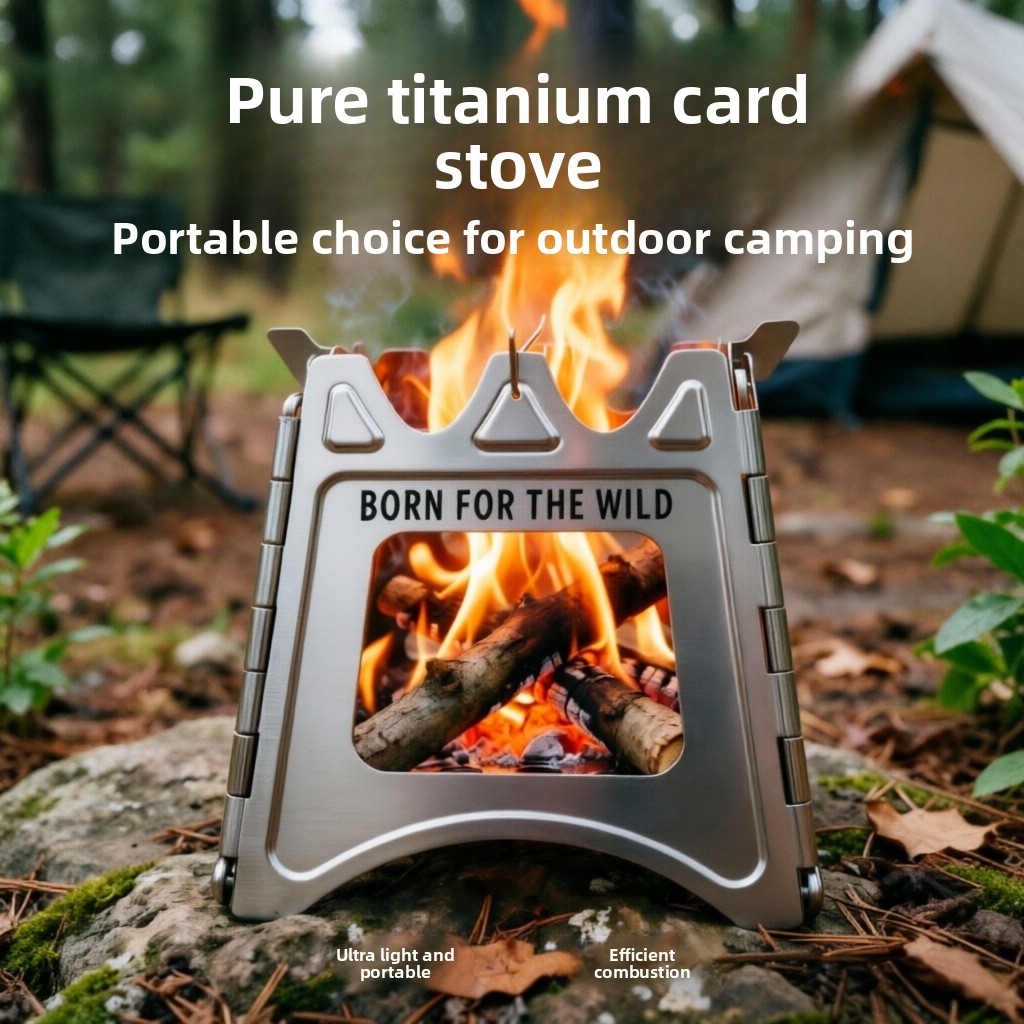 Fogão a Lenha Compacto e Dobrá - Camping Cooking Wood Stove avaliação e preço