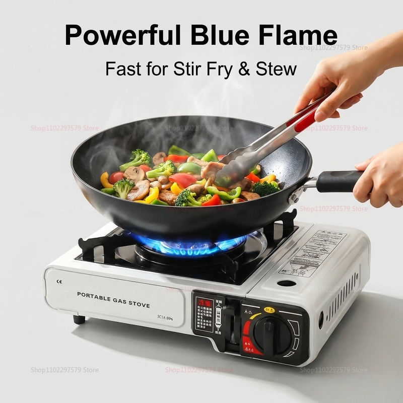 Fogão a Gás Portátil para Camp - Camping Cooking Gas Stove Portable Tool avaliação e preço