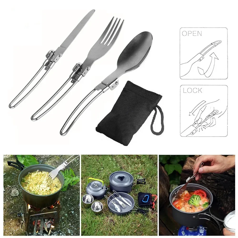 1 conjunto de acampamento ao a - Camping Cooking Knife Set avaliação e preço