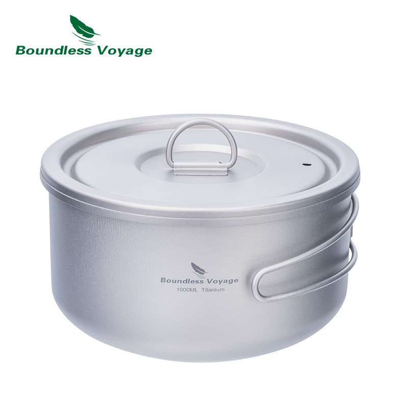 Pote de acampamento de titânio - Camping Cooking Gadgets avaliação e preço