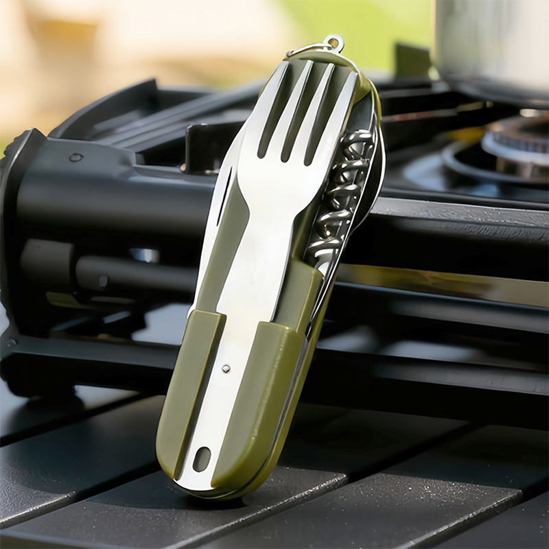 Novo Conjunto de Talheres de C - Camping Cooking Knife Set avaliação e preço
