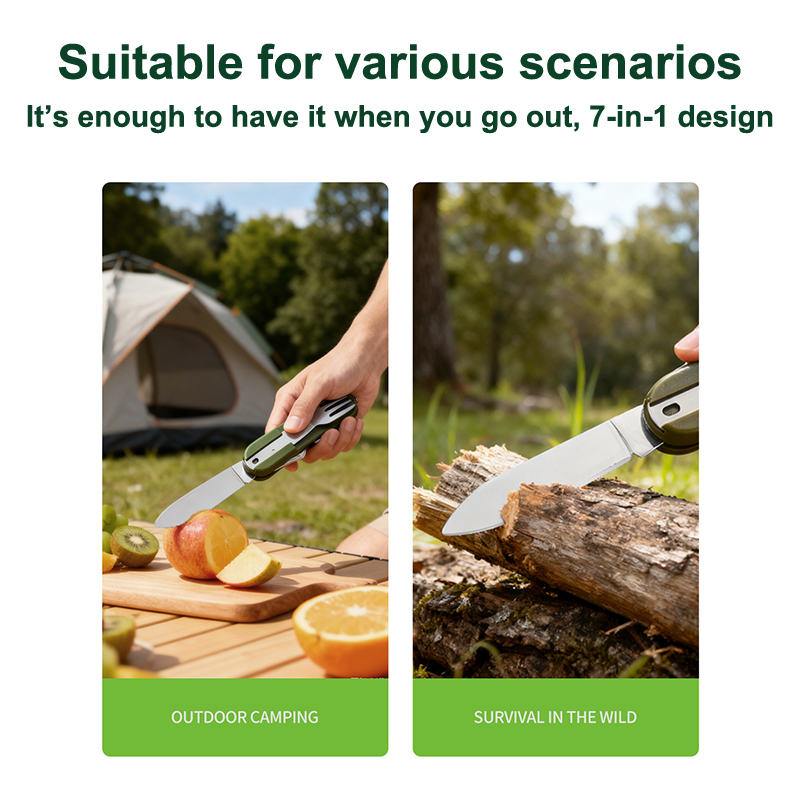 Novo Conjunto de Talheres de C - Camping Cooking Knife Set avaliação e preço