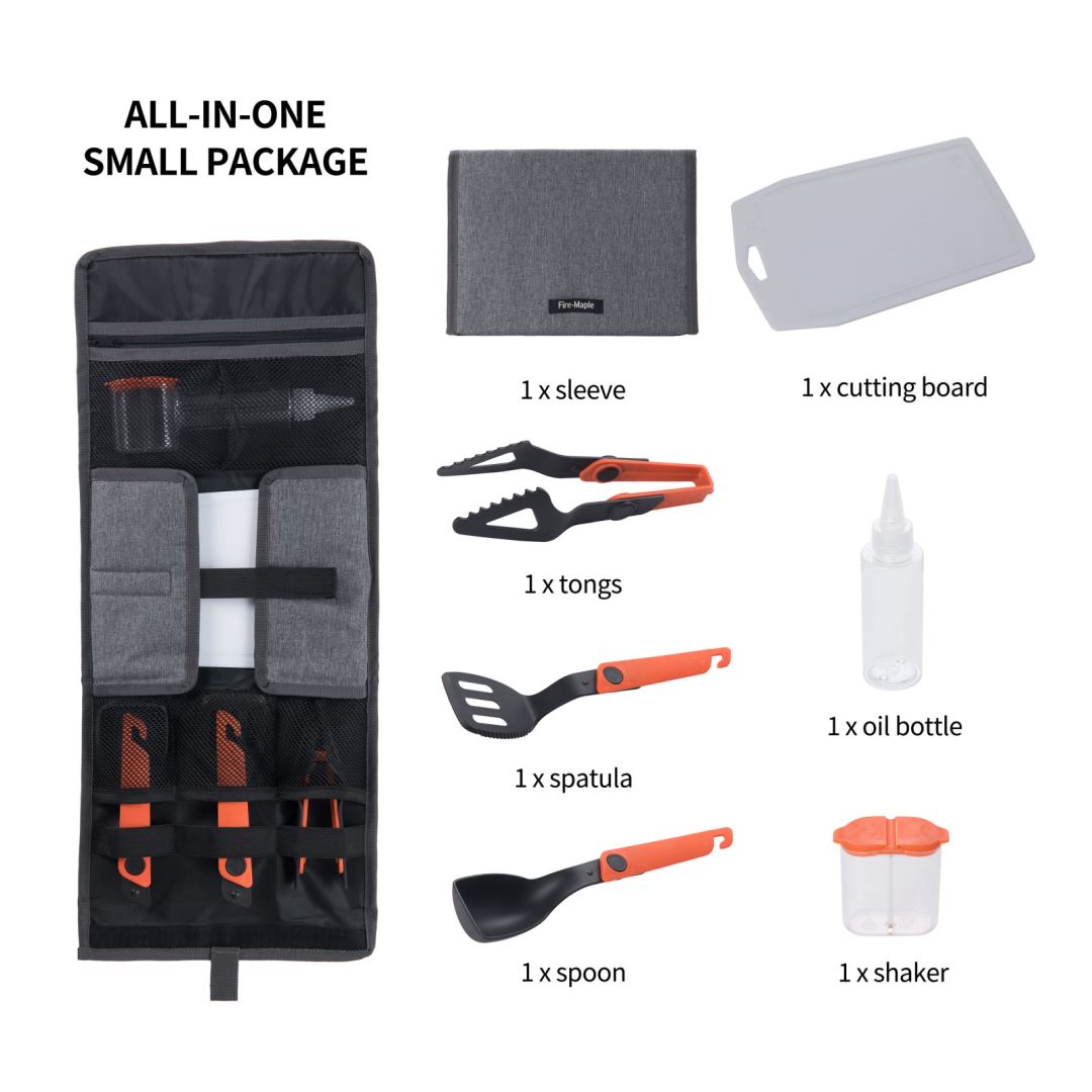 Fire Maple-Kit Utensílio De Co - Camping Cooking Essentials Kit avaliação e preço